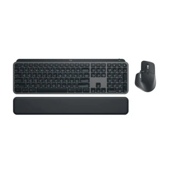 Logitech Mx Keys S Keyboard Mouse Combo - Graphite (Eng/Arb)
